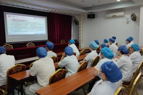 我中心参加市卫健局召开的 《基层医疗卫生机构抗原检测》视频培训会议